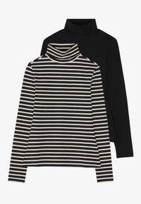 2 PACK - Longsleeve - black/offwhite