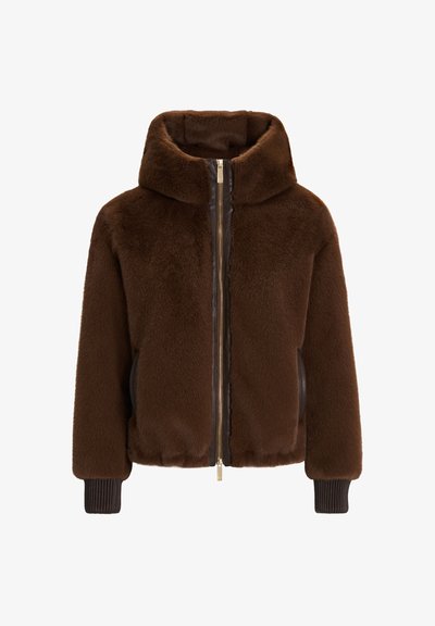 Luisa Spagnoli SCHEGGIA - Zimska jakna - cioccolato cioccolato