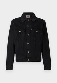 RUNNING DOG TRUCKER JACKET - Farmerdzseki - black