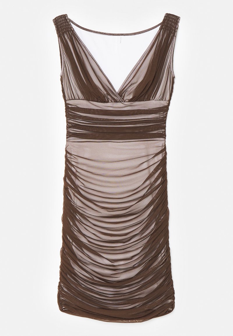 Norma Kamali Cocktailjurk bruin