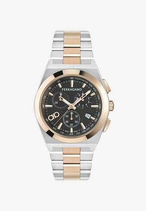 FERRAGAMO VEGA UPPER EAST - Chronograph watch - two tone and black