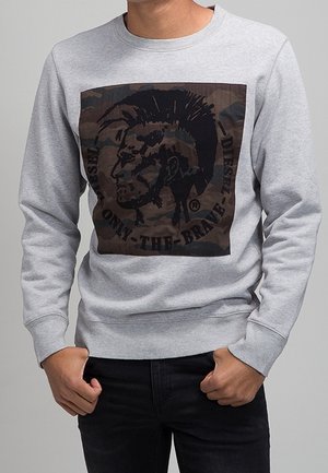 Mikina - mottled grey