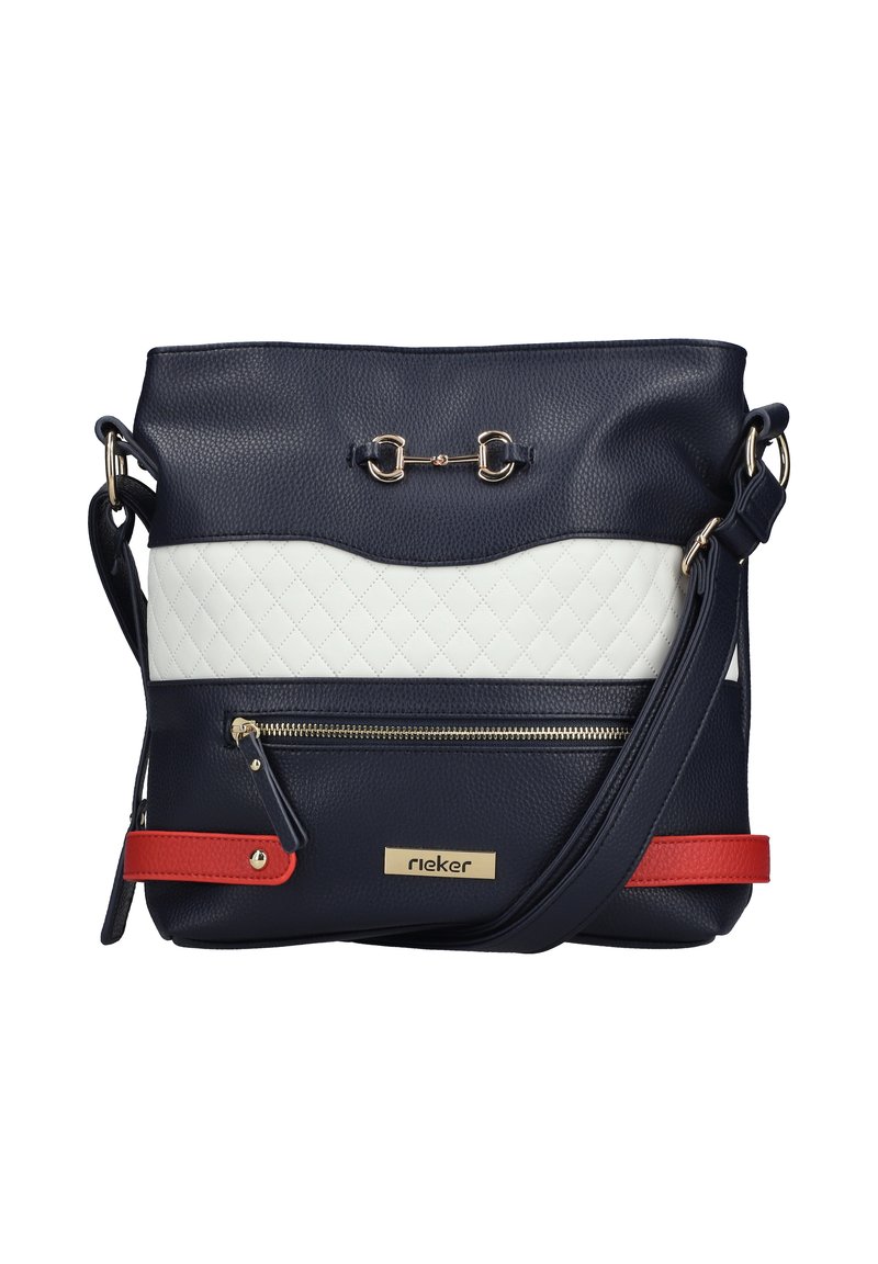 Rieker UMHÄNGE Handtasche weiss/blau Zalando