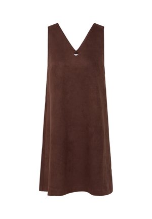 ICHI, IHFINO FAKE SUEDE - Vestido informal - coffee bean