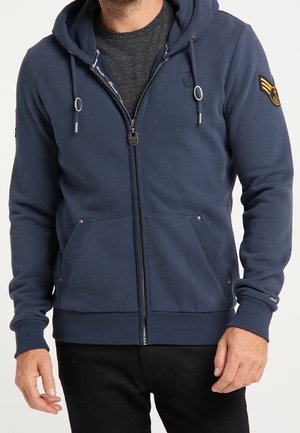 Felpa con zip - blue
