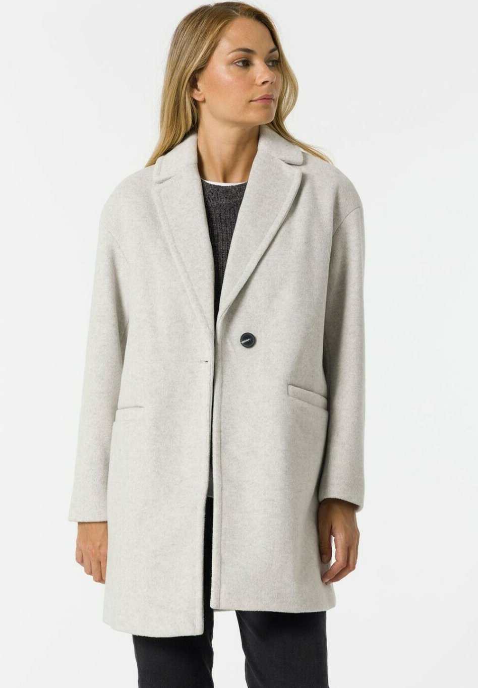 Tiffosi MARBLE - Abrigo - gris/gris claro