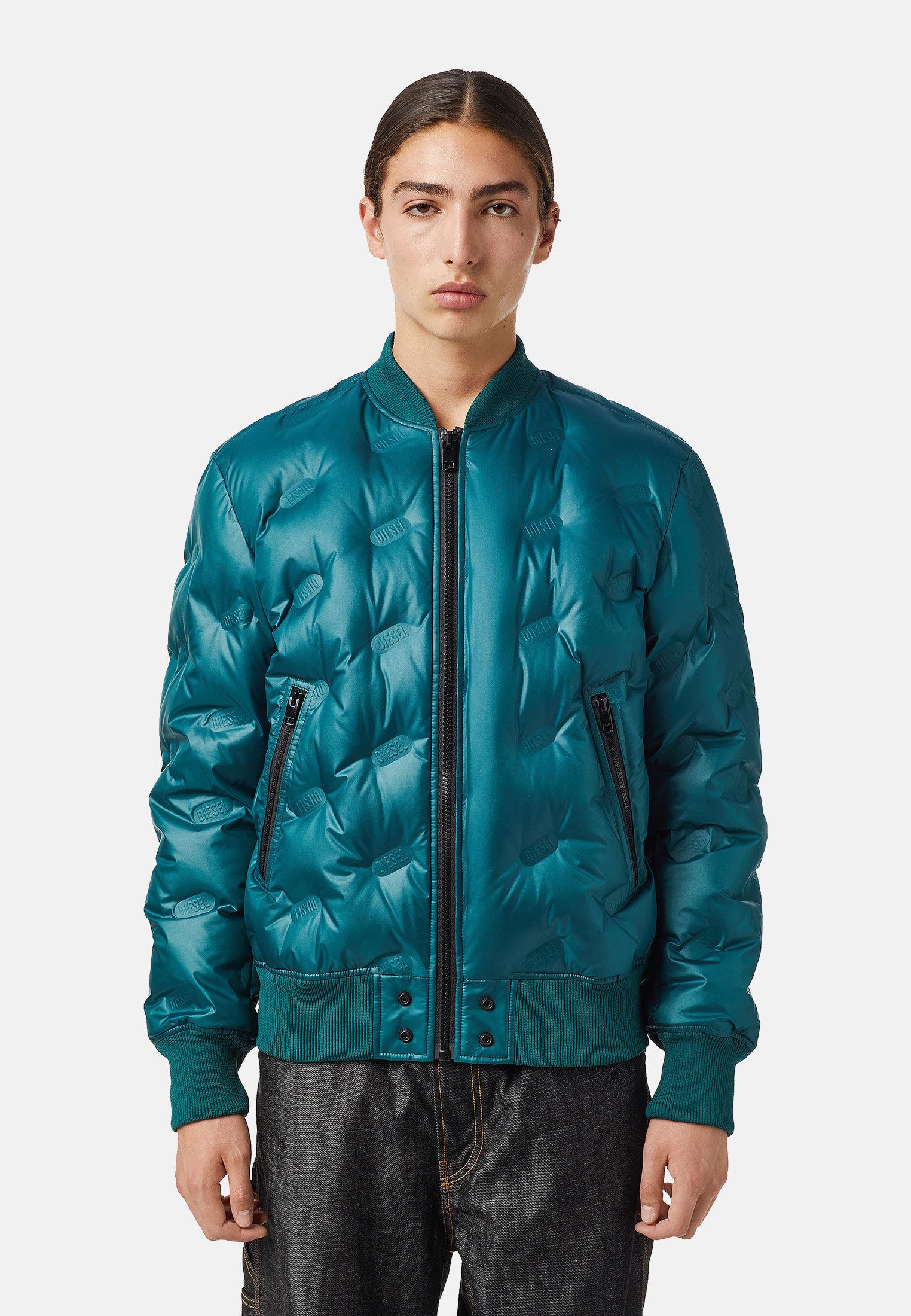 diesel green jacket