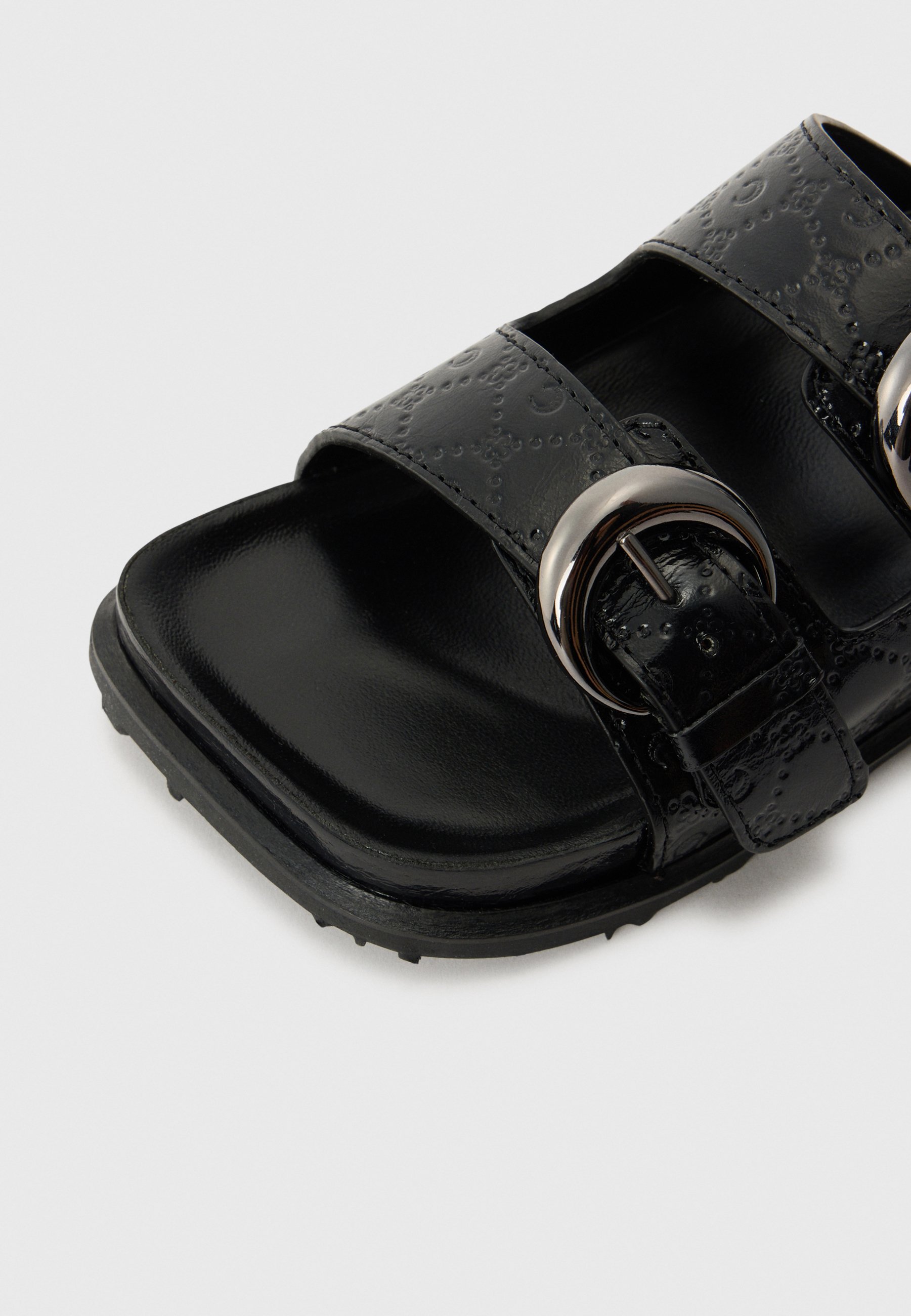 MARINE SERRE LIZARD - Slippers - anthracite - Zalando.co.uk