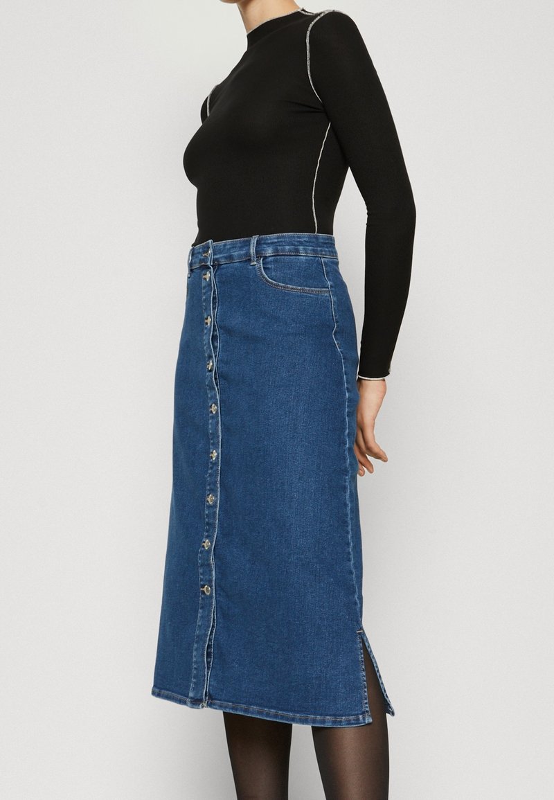 Vero Moda Gonna a campana blue denim/blu denim (Second hand