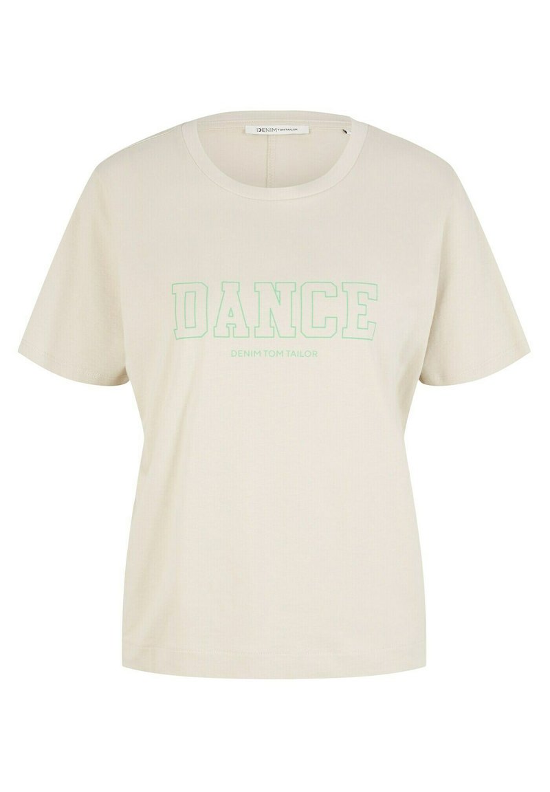Tom Tailor Denim T-shirt print beige