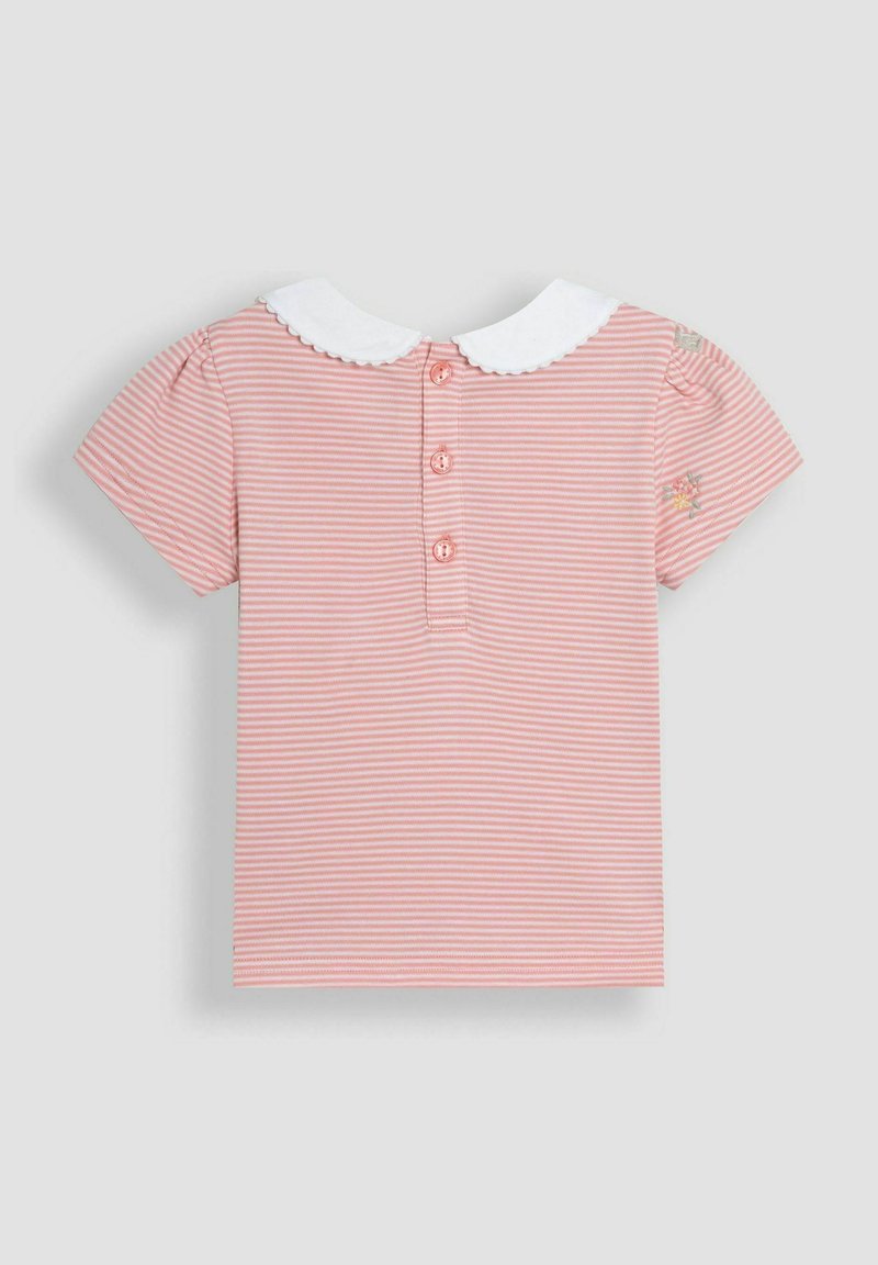 JoJo Maman Bébé REGULAR FIT - PETER PAN COLLAR - T-Shirt print - pink ...