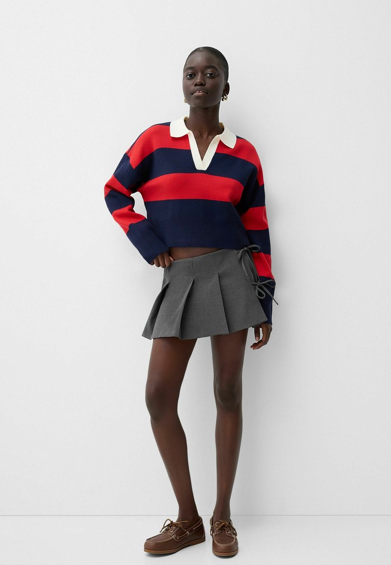 Bershka Minirok donkergrijs Bershka Minirok donkergrijs