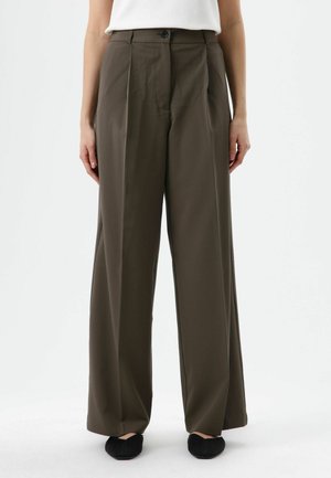 HIGH WAIST - Pantalon classique - khaki