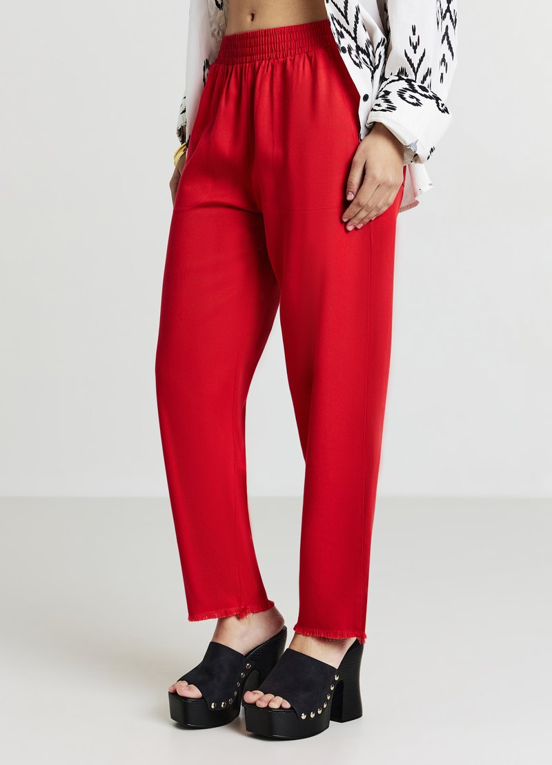 Calliope Stoffhose - rosso