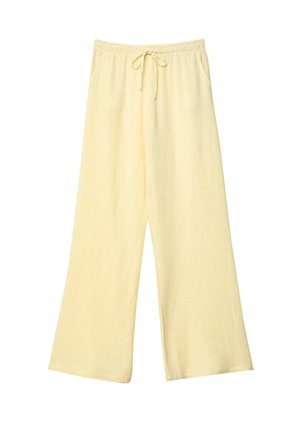 Stradivarius, Pantalon classique - light yellow