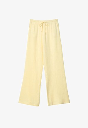 Stradivarius, Pantalon classique - light yellow