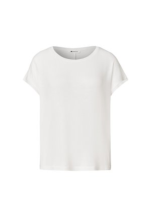 Street One, DROPPED SHOULDER SHIRT MIT RUNDHALS - T-shirt basique - off white