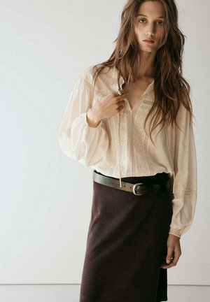 Mango, ADULT - Falda acampanada - dark brown