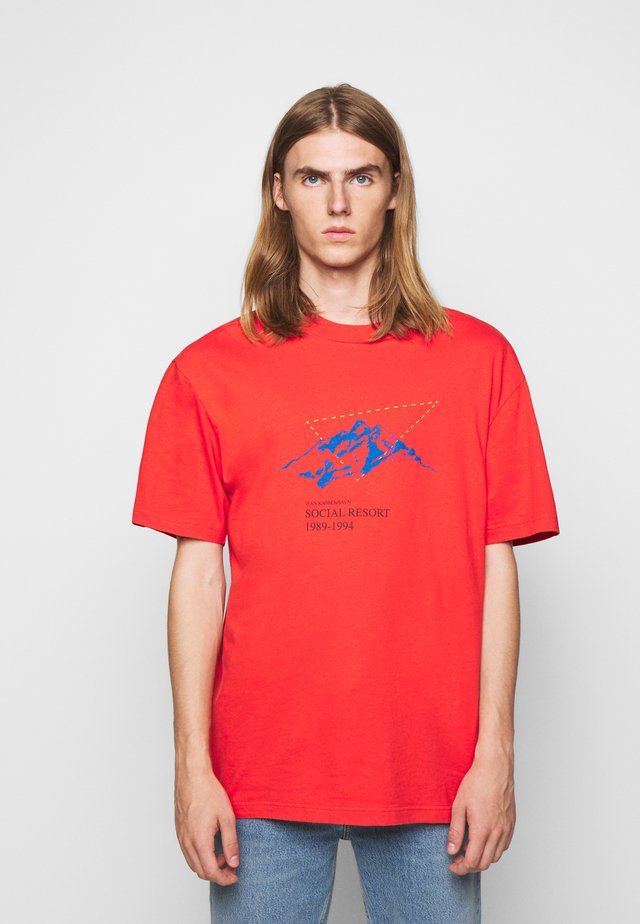 BOXY TEE - T-shirts print - faded red
