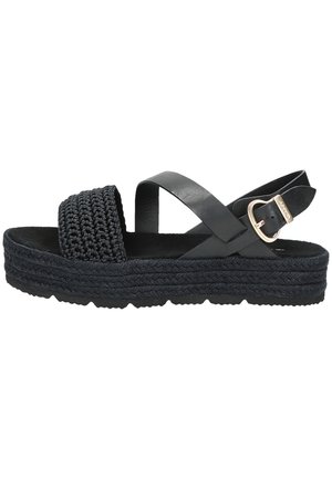DAISYWALL - Plateausandalette - black