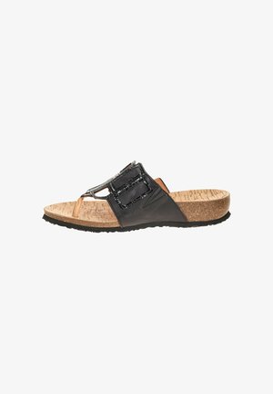 Think!, THINK JULIA 3-001136-0010 SCHWARZ - Pantolette flach - schwarz kombi