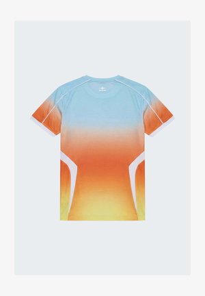 Project X Paris, T-SHIRT MANCHES COURTES DÉGRADÉ. - T-shirt imprimé - bleu