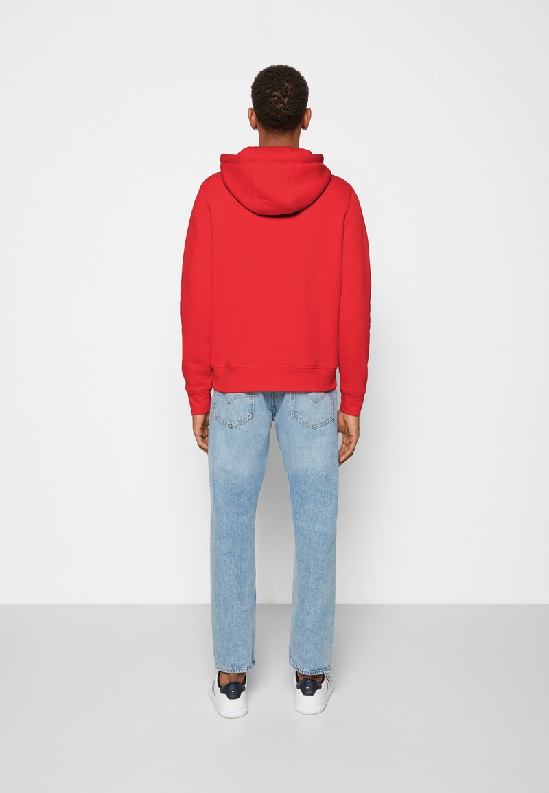 tommy hilfiger hoodie mens red