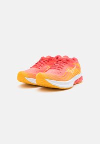 Mizuno WAVE SKYRISE 5 - Scarpe da corsa su strada - dubarry/white/citrus
