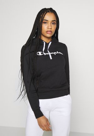 HOODED - Hoodie - black