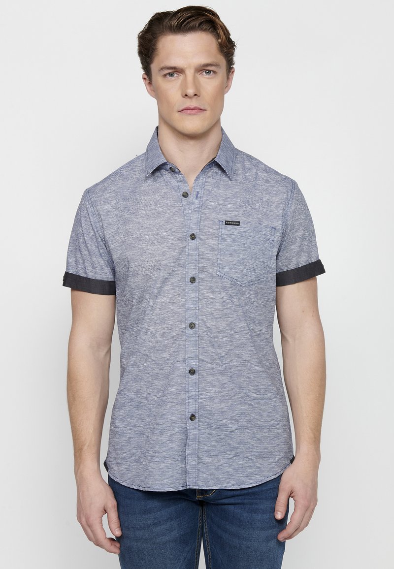 Koroshi SHORT SLEEVE - Marškiniai - azul blue