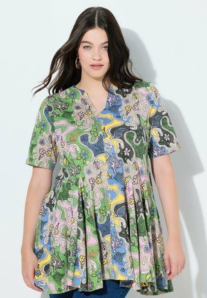 SQUIGGLE PRINT  - Tunikaer - moss green