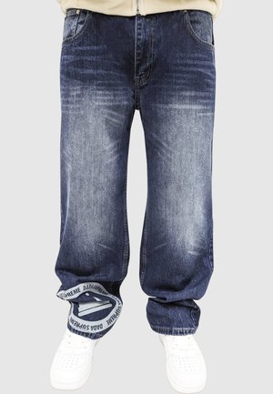 DADA SUPREME DOUBLE CROWN COIN LOOSE FIT - Jean boyfriend - blue