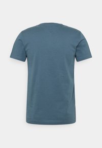 Tommy Hilfiger TOMMY LOGO TEE - T-shirt estampada - charcoal blue