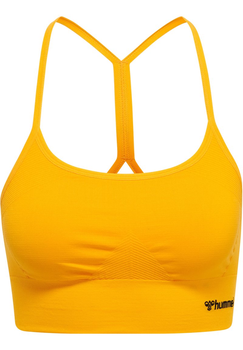 Hummel HMLTIFFY SEAMLESS - Sport-bh met light support - saffron
