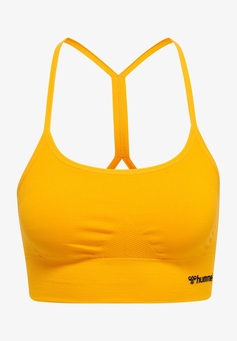 Hummel HMLTIFFY SEAMLESS - Sports-BH'er med let støtte - saffron