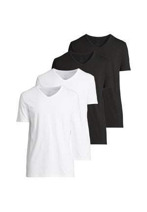 4ER PACK KURZARM - Aluspaita - weiß   schwarz