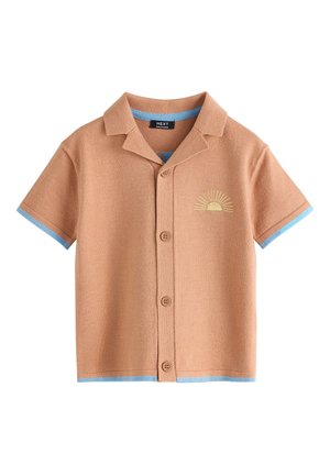 Next REGULAR FIT - REVERE COLLAR - Vapaa-ajan kauluspaita - orange