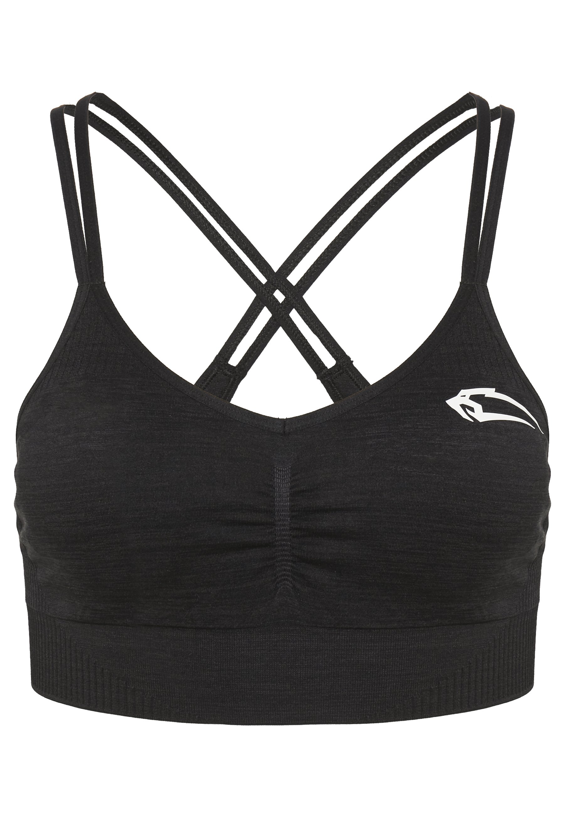 Smilodox Seamless Sports Bra Glow Sport Bh Schwarz Zalando De