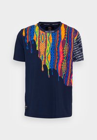 UNISEX - Print T-shirt - navy