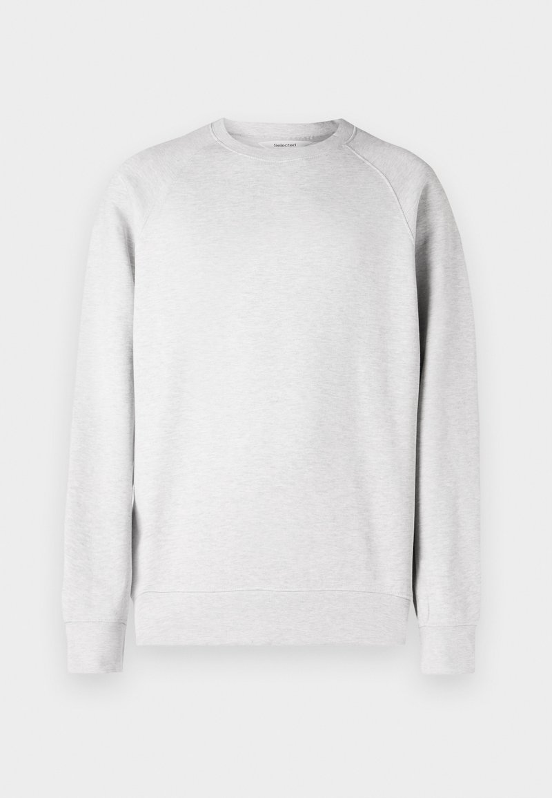 Selected Homme Sweater lichtgrijs gemêleerd