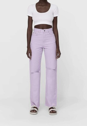Jeans straight leg - purple