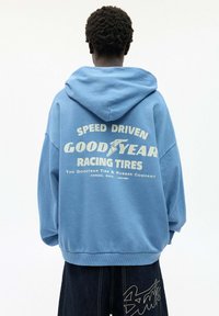 PULL&BEAR - GOODYEAR  - Zip-up sweatshirt - blue Thumbnail Image 1