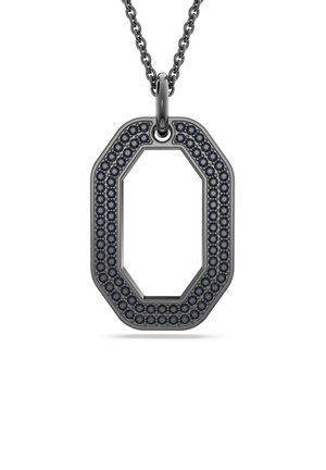 DEXTERA, OCTAGON SHAPE, RUTHENIUM PLATED - Pendant - black