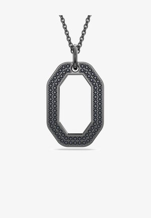 Swarovski DEXTERA, OCTAGON SHAPE, RUTHENIUM PLATED - Ciondolo - black