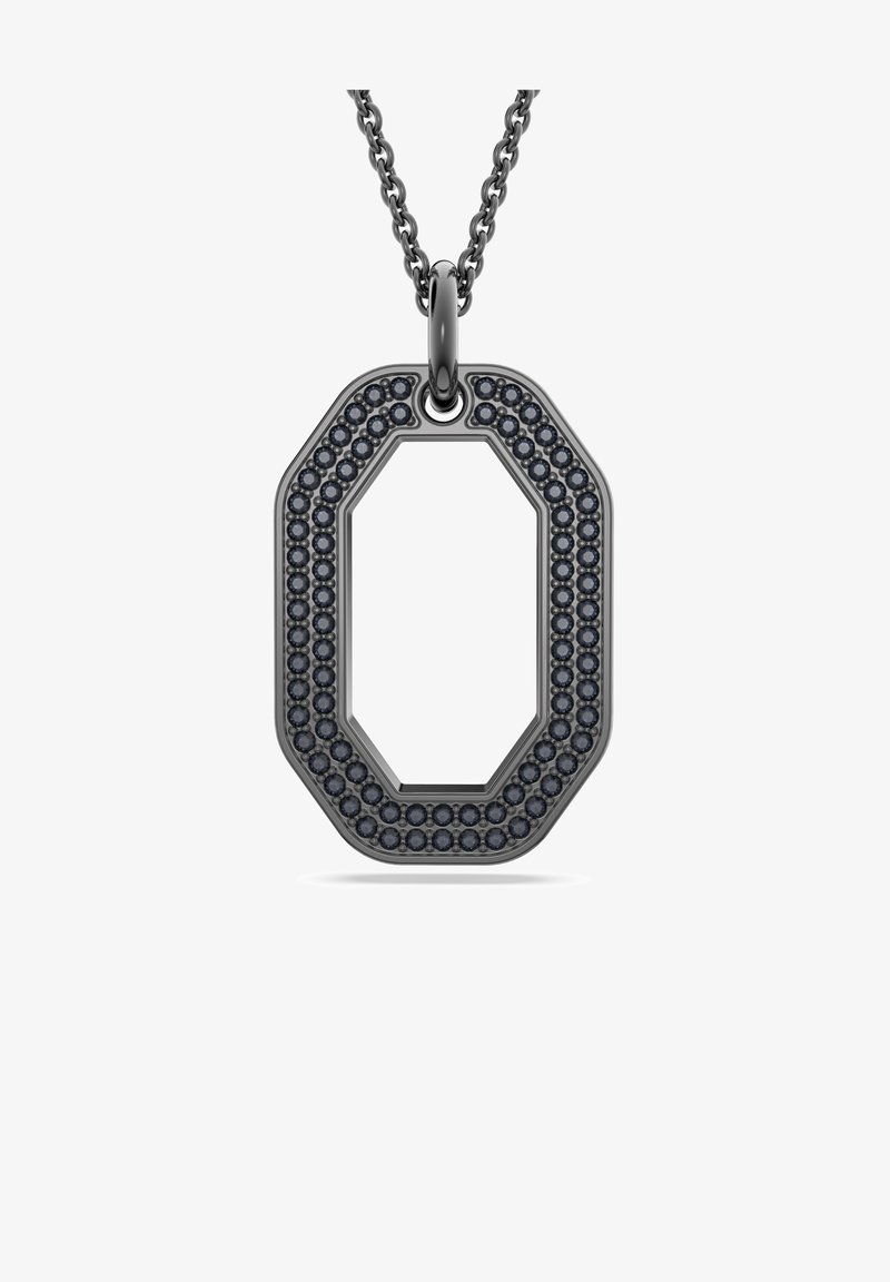 Swarovski DEXTERA, OCTAGON SHAPE, RUTHENIUM PLATED - Pendentif - black