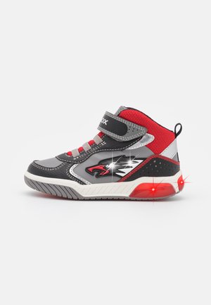INEK BOY - Sneakers hoog - grey/red