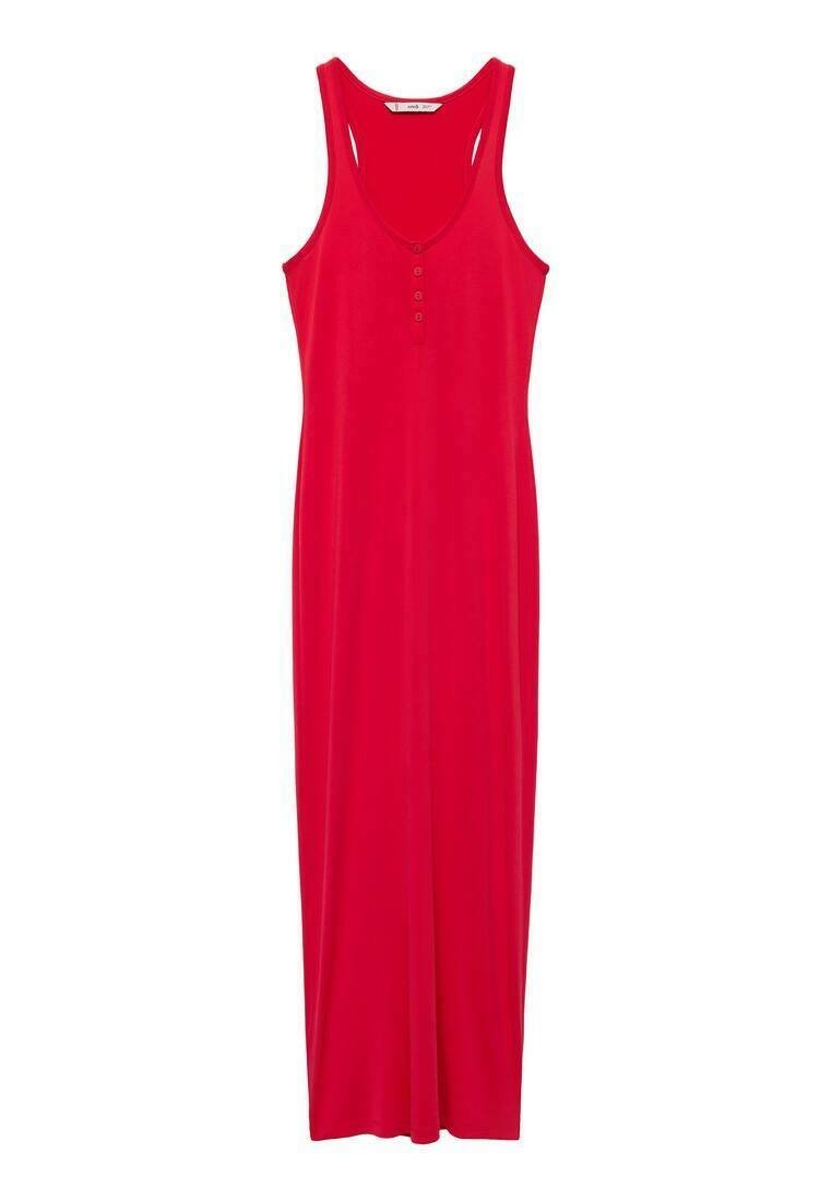 Mango Maxi-jurk rood
