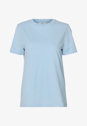Selected, T-shirts basic - cashmere blue