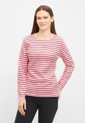 INTERSTRIPED - Long sleeved top - off white pink glo