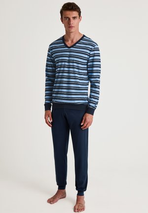 Calida SPECIAL BÜNDCHEN SET - Nachtwäsche Set - coronet blue